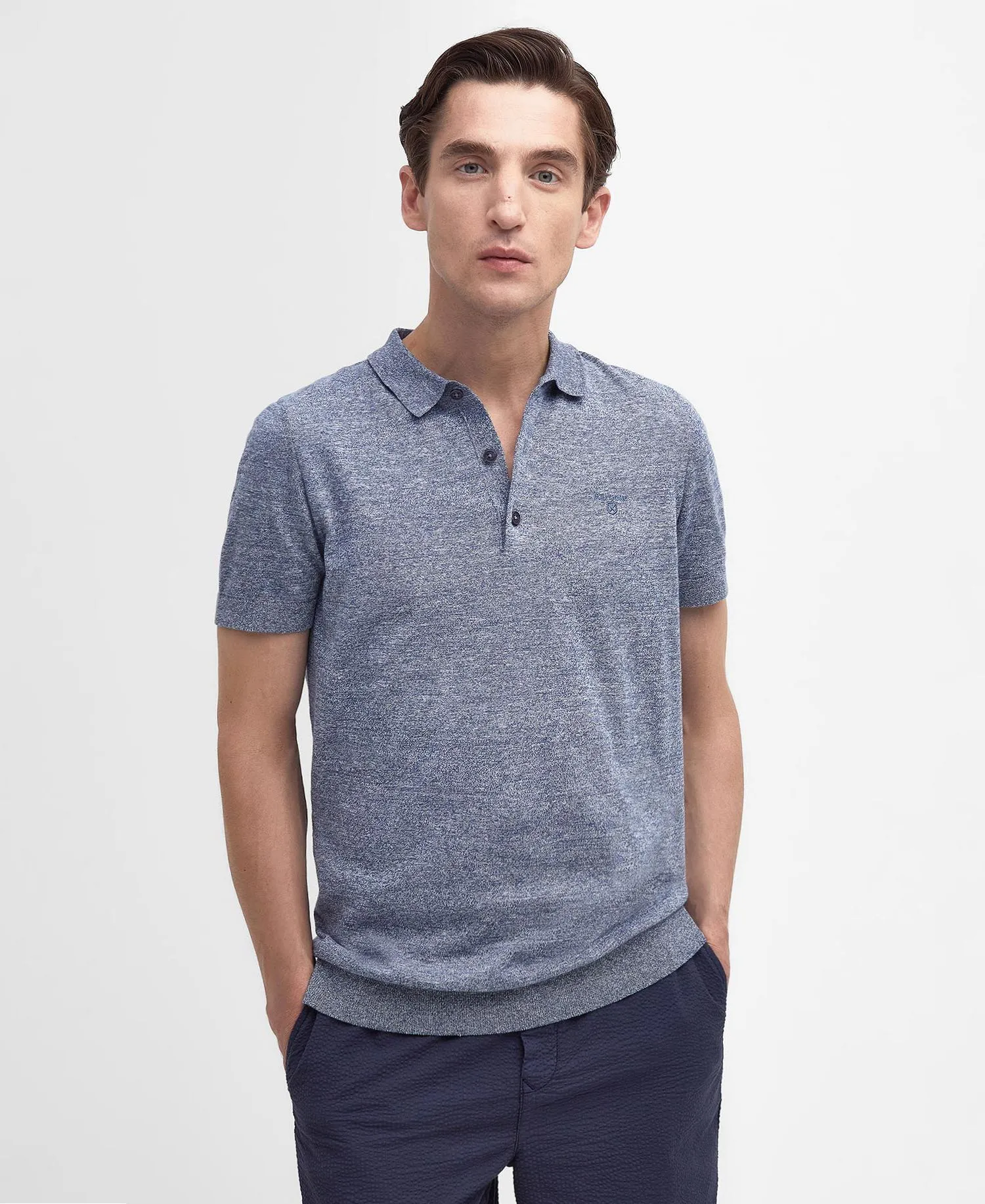  Buston Knitted Polo Shirt     