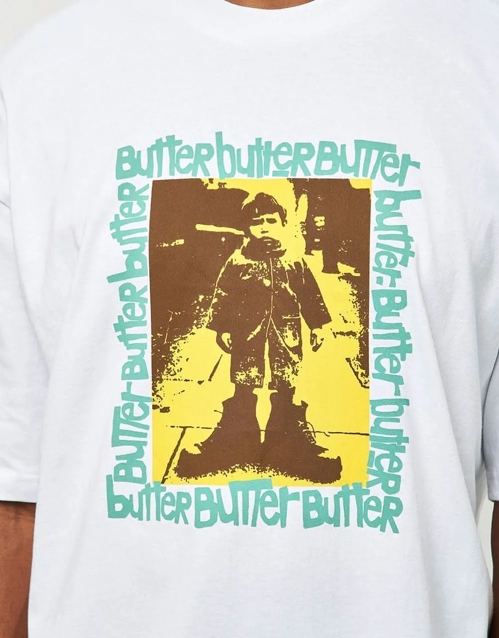 Butter Goods Stolen Boots T-Shirt - White