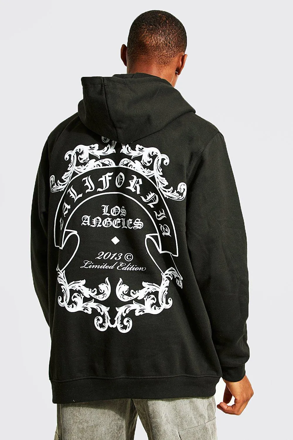 California Crest Back Print Hoodie