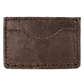 Card Case - Brown Lizard