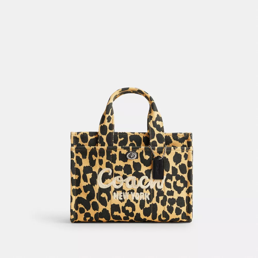 Cargo Tote Bag 26 With Leopard Print