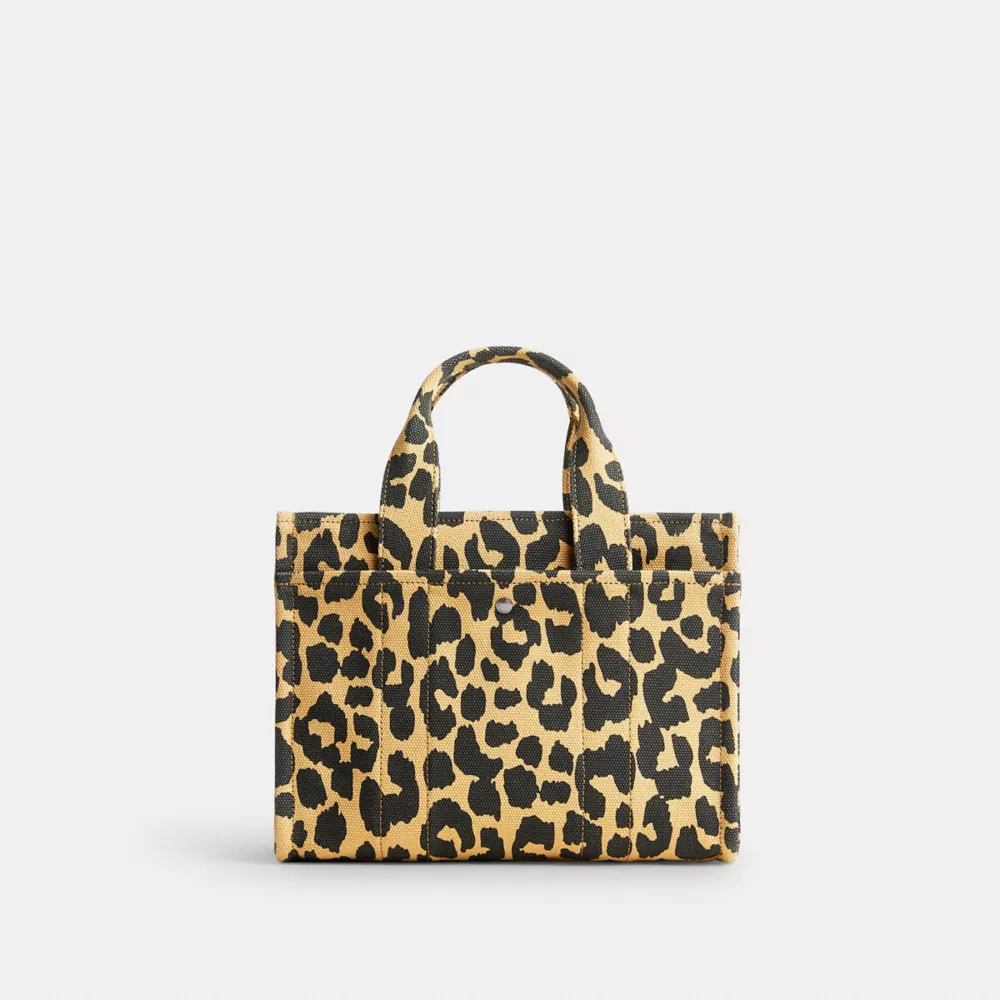 Cargo Tote Bag 26 With Leopard Print