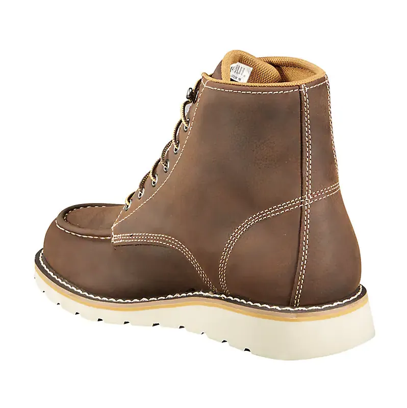 Carhartt - Men's 6 Brown Steel Toe Wedge Work Boot - CMW6295