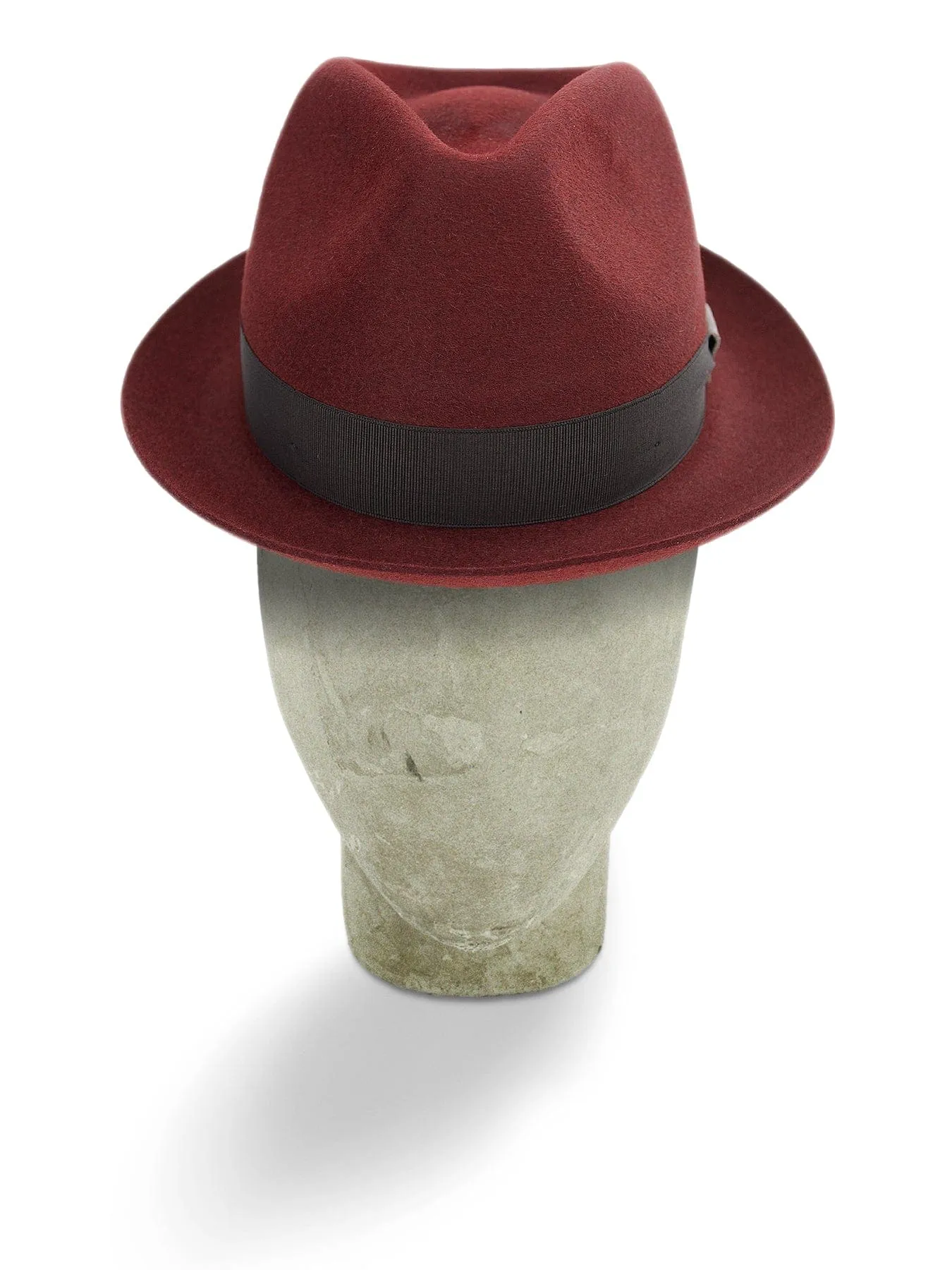 Carmine Red Sinatra Trilby