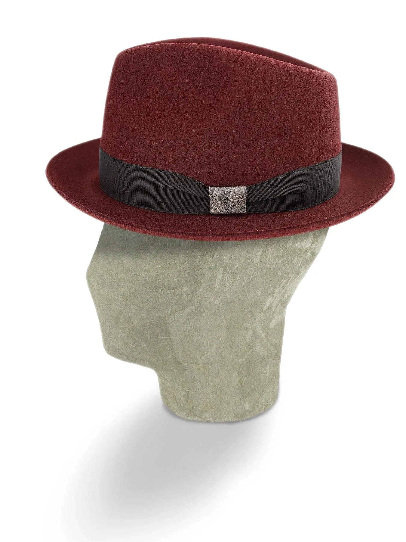 Carmine Red Sinatra Trilby