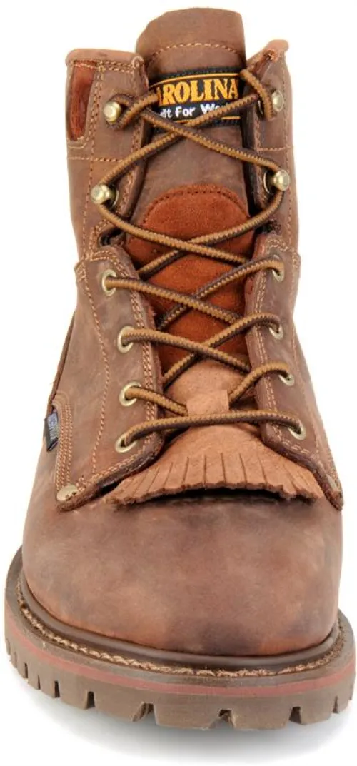 Carolina Men's 6 Waterproof, Composite Toe, Grizzly Work Boot #CA7528