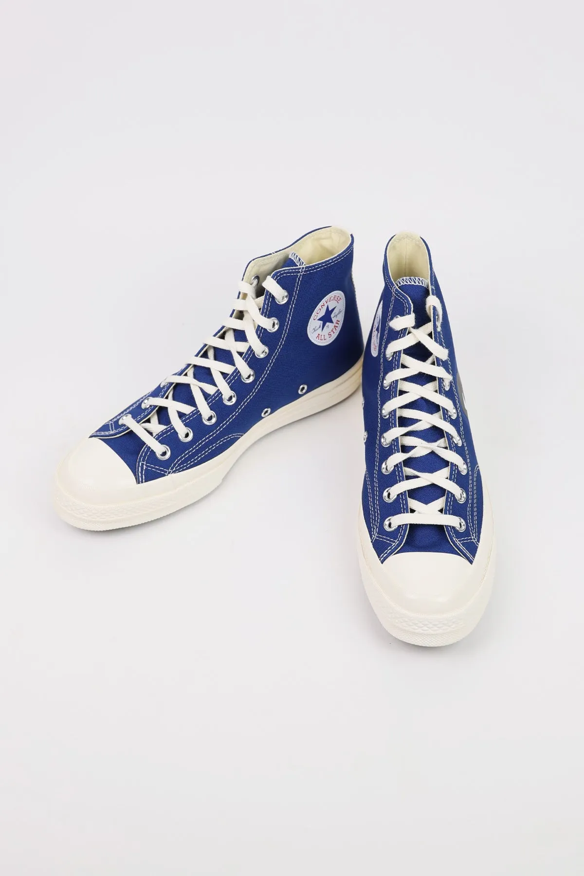 CdG PLAY x Converse Chuck Taylor Hi - Blue