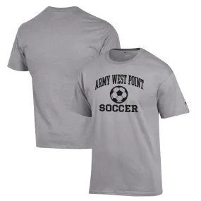 Champion Army Black Knights Gray Soccer Icon T-Shirt