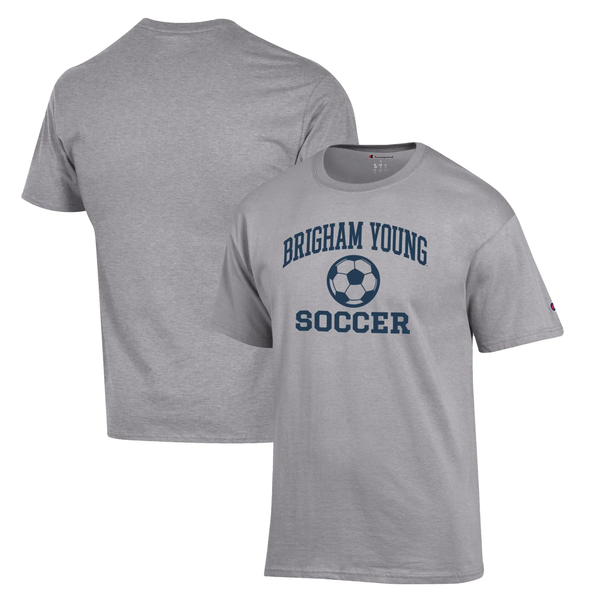 Champion BYU Cougars Gray Soccer Icon T-Shirt