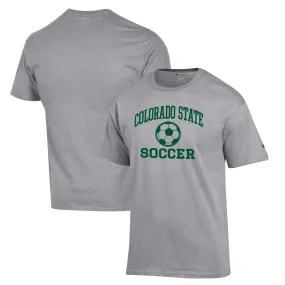 Champion Colorado State Rams Gray Soccer Icon T-Shirt