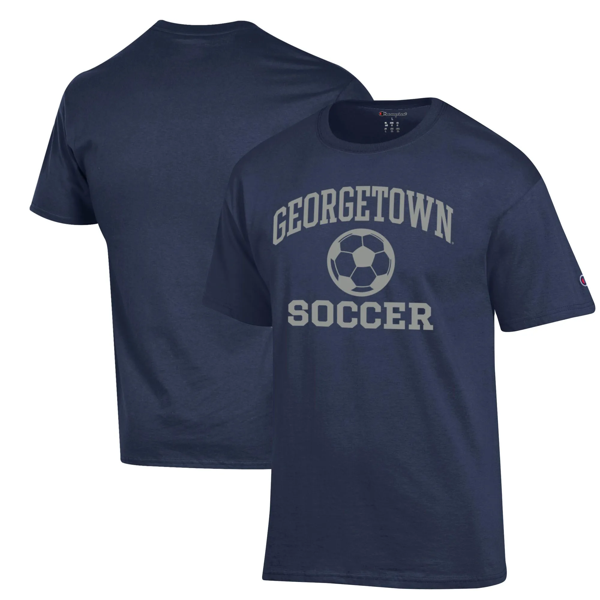 Champion Georgetown Hoyas Navy Soccer Icon T-Shirt