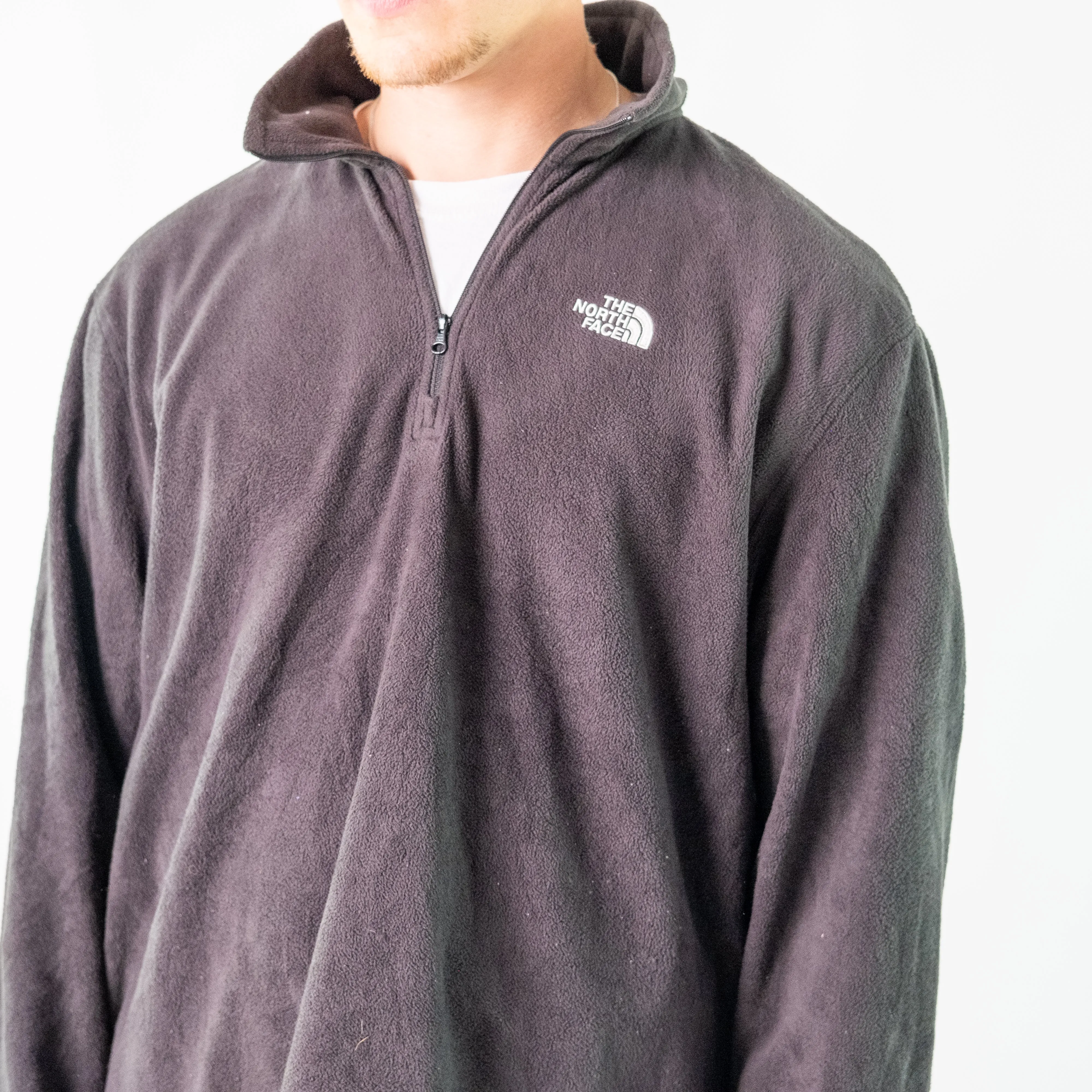 Charcoal Grey 90s The North Face Fleece (XL)