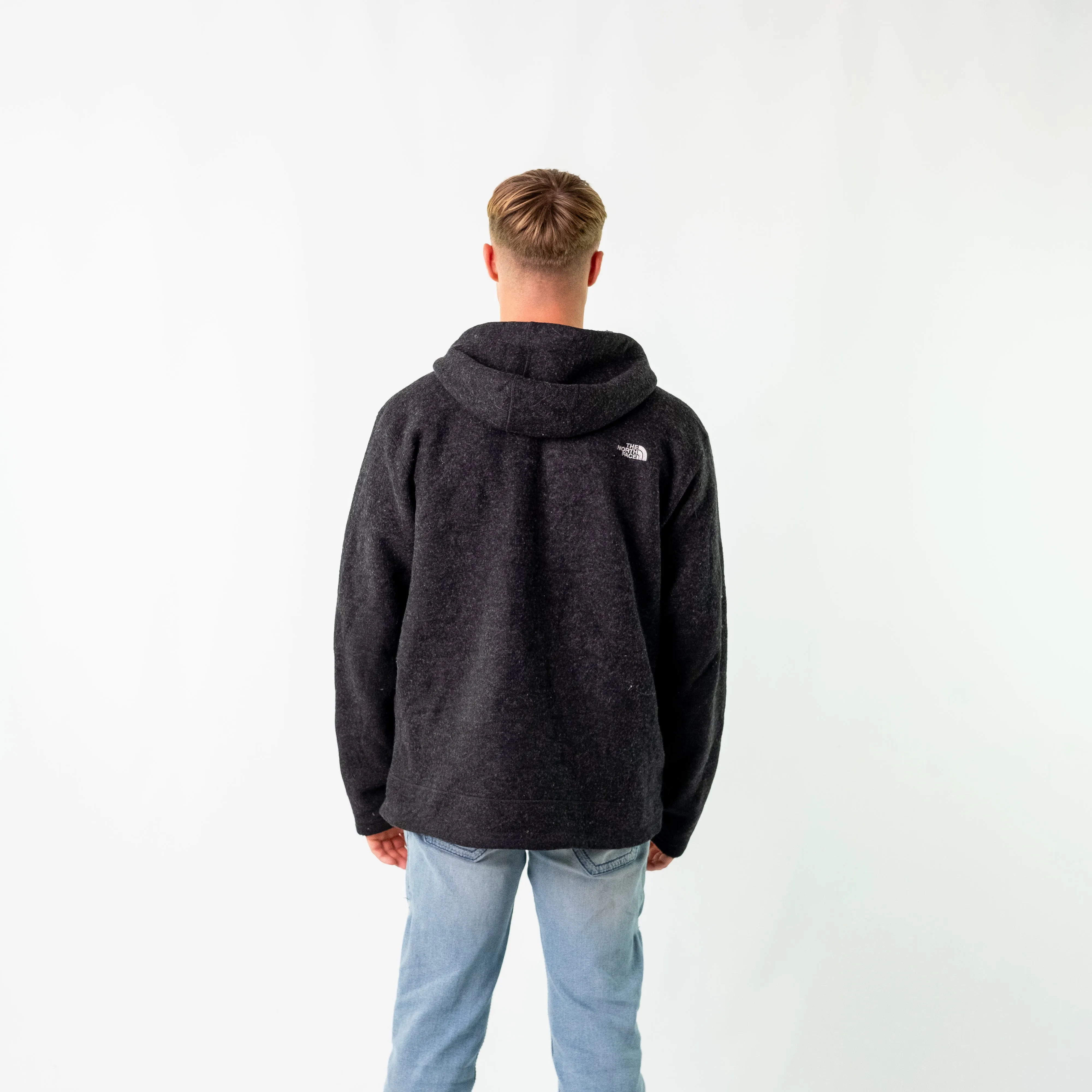 Charcoal Grey 90s The North Face Fleece (XXL)