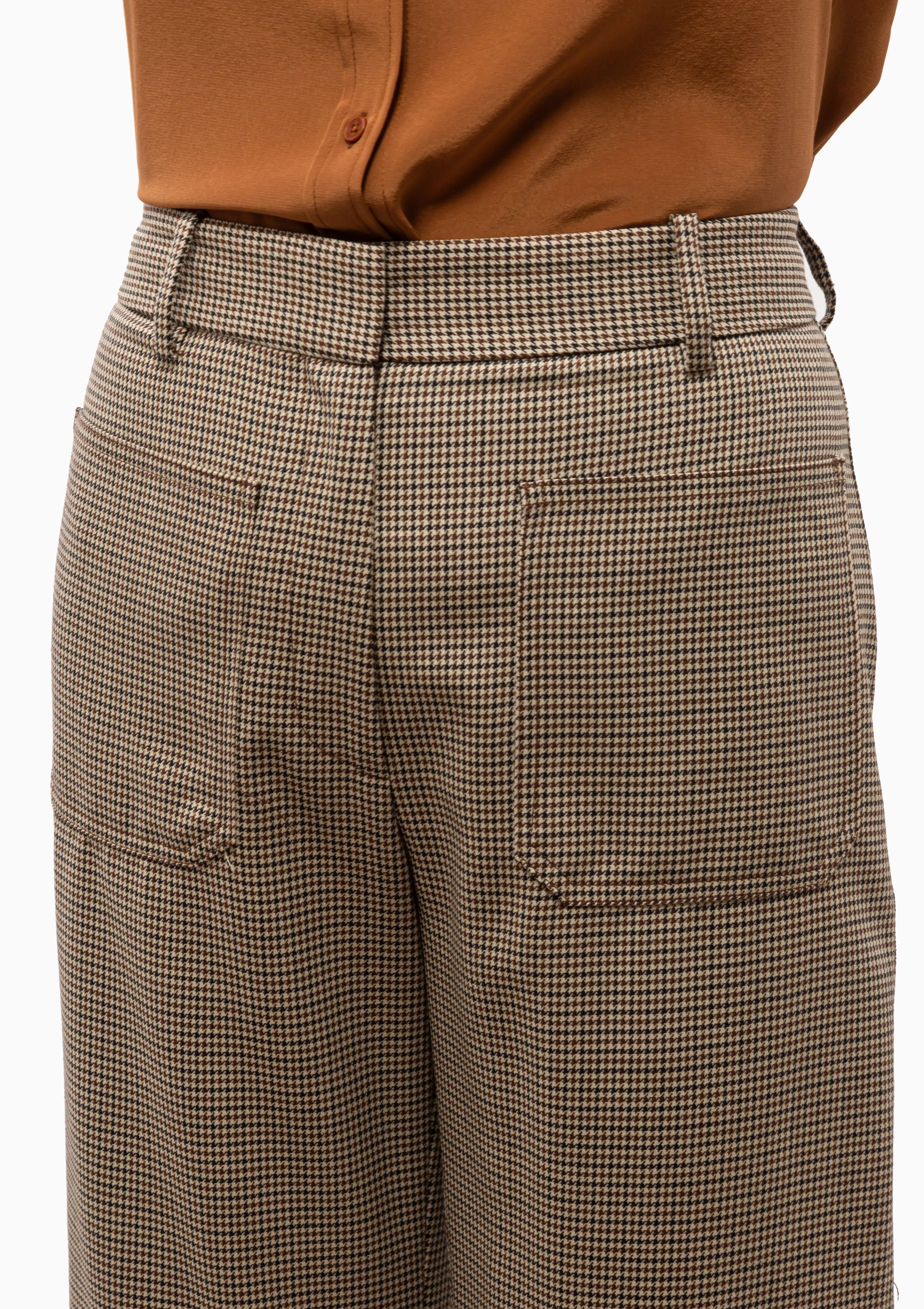 Christophe Pant | Brown Houndstooth