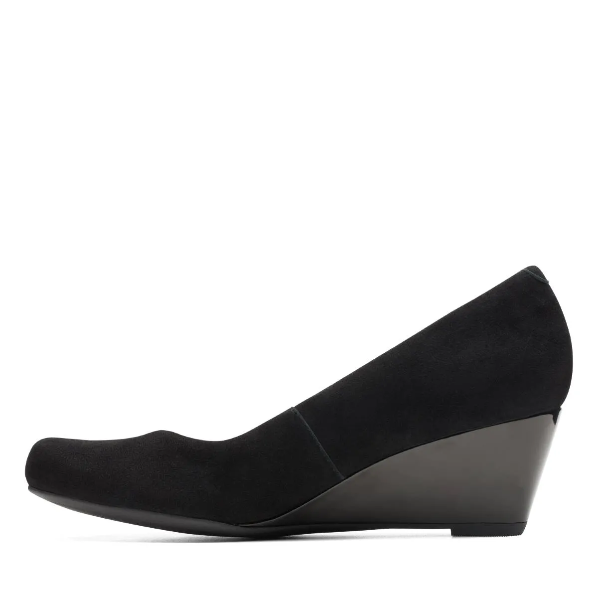 Clarks - Flores Tulip 261751544d - D Fit (black Suede)