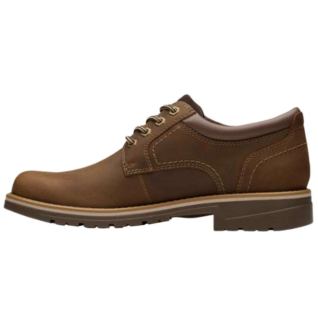 Clarks Morwell Plain WP Lace-Up Beeswax (Men's)