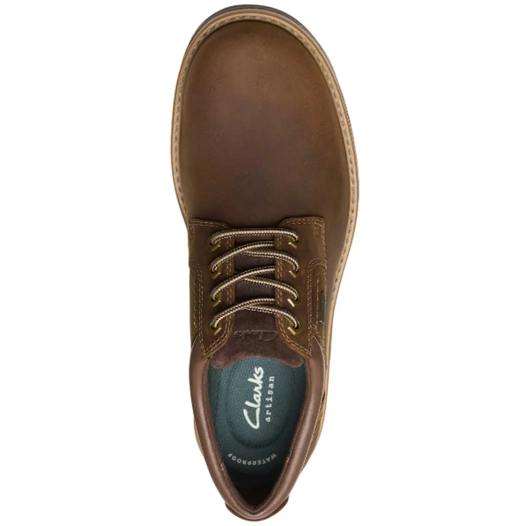 Clarks Morwell Plain WP Lace-Up Beeswax (Men's)