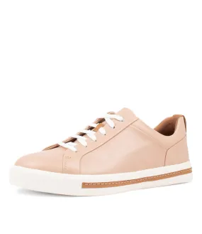 CLARKS Un Maui Lace Blush Leather Sneakers
