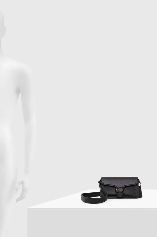 Coach leather handbag Tabby Shoulder Bag 20 black color