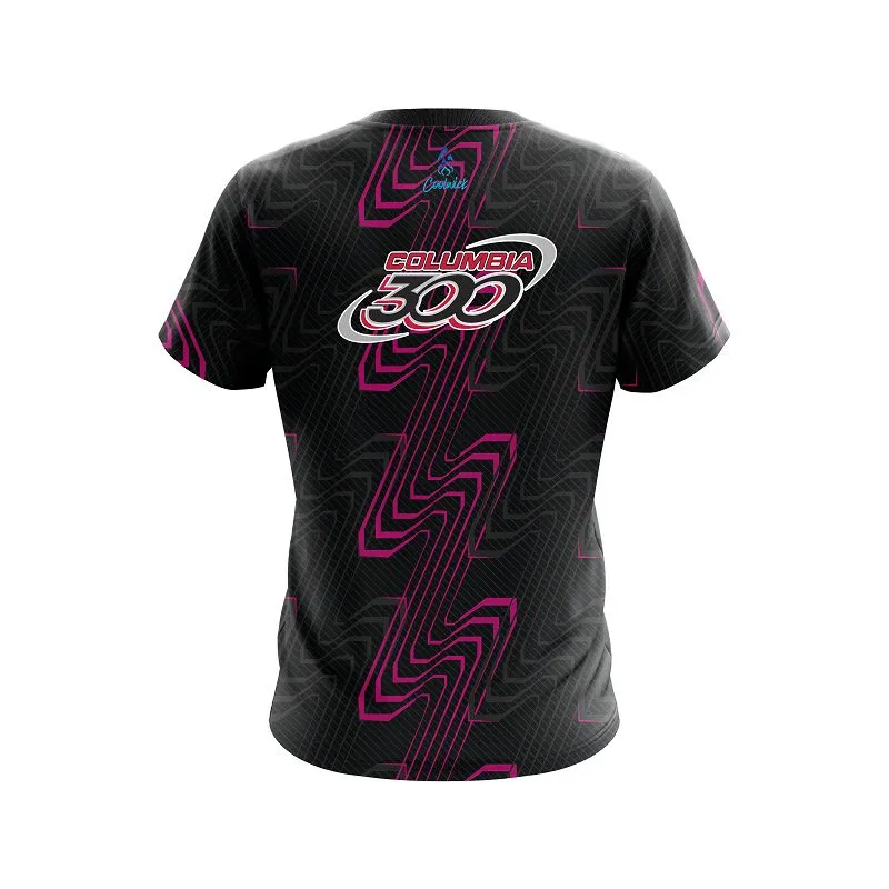 Columbia 300 Halftone Extreme Pink CoolWick Bowling Jersey