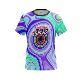 Columbia 300 Hypnotic Swirl CoolWick Bowling Jersey