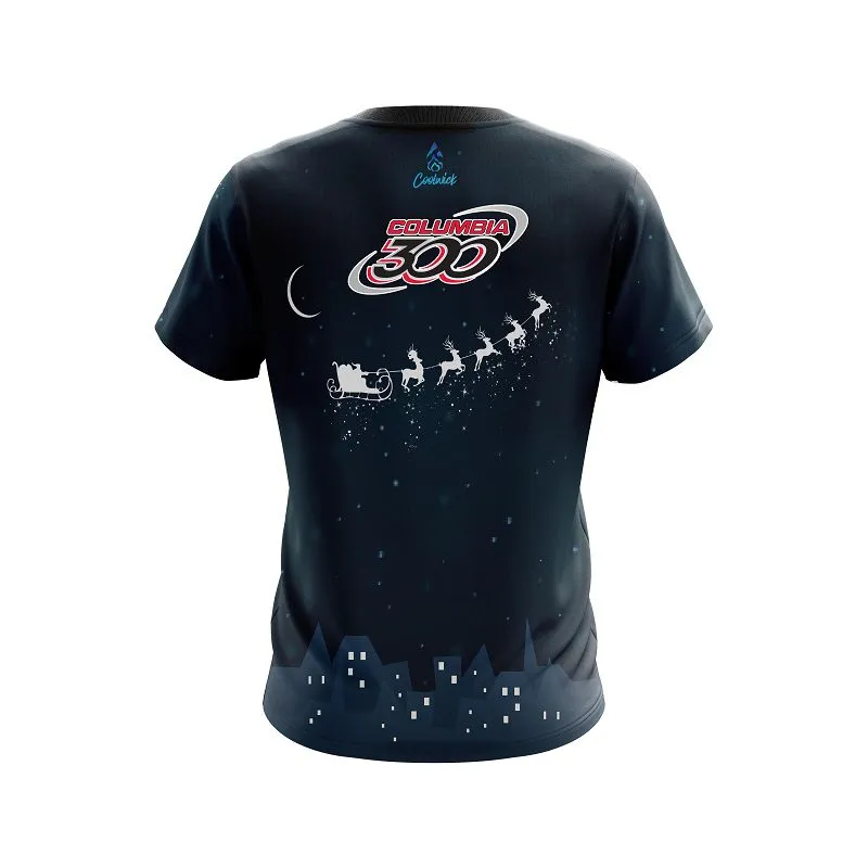 Columbia 300 Santa Express CoolWick Bowling Jersey