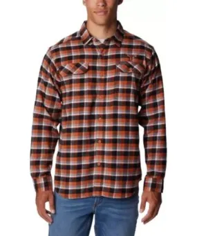 Columbia Men's NCAA Burnt Texas Longhorns Flare Gun Flannel Long Sleeve Shirt