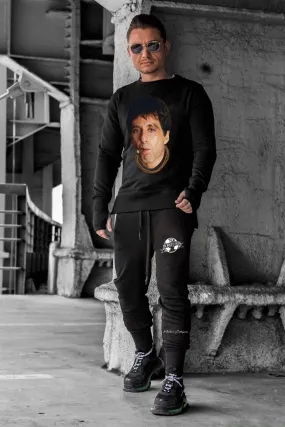 Compleu TONY MONTANA All Black(Tricou Cadou)