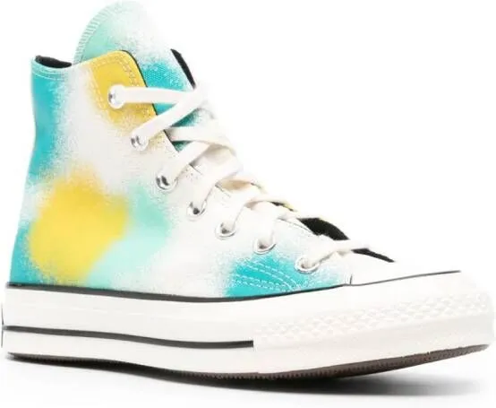 Converse Chuck 70 spray-print sneakers Green