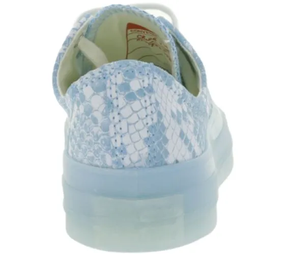 Converse x Golf Wang Low Top Scarpe fantastiche sneakers in vera pelle Chuck 70 Ox Blu/Bianco