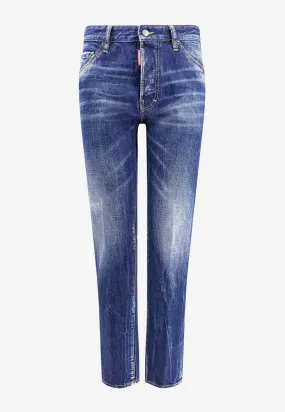 Cool Guy Straight-Leg Faded Jeans