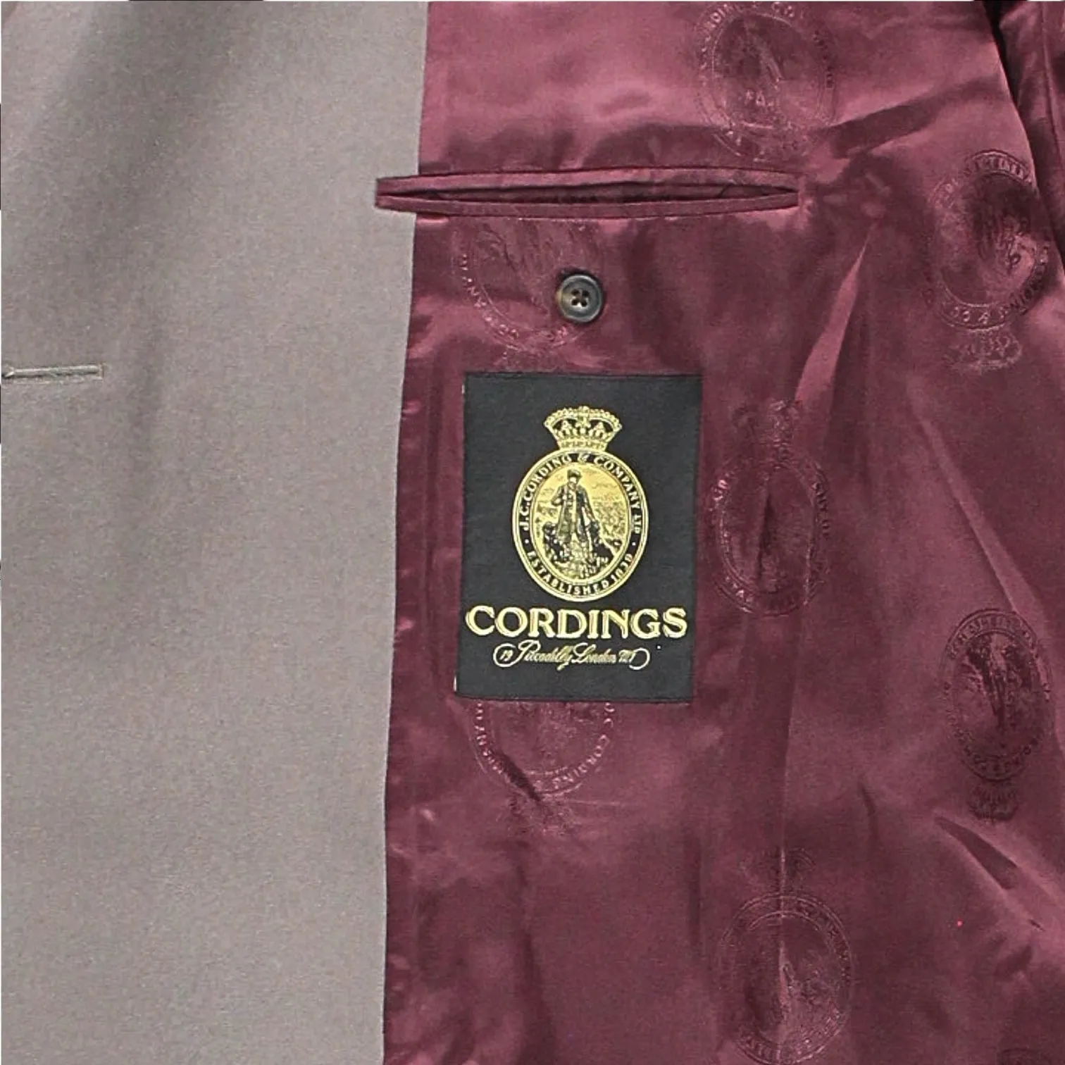 Cordings Putty British Warm Overcoat