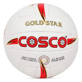 Cosco Gold Star Volleyball (White/Red)