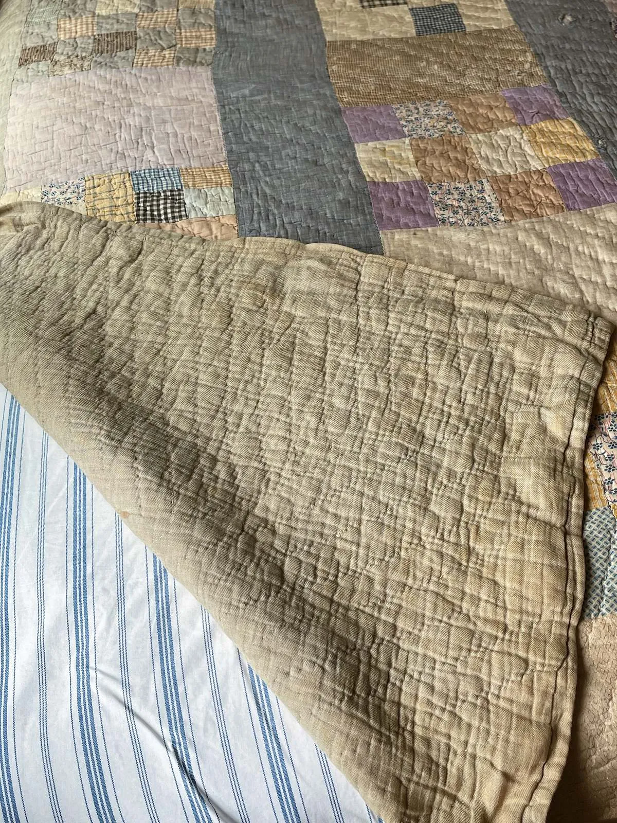 Cotton Feedsack Quilt