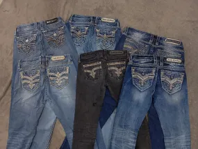 CR2518 Rock revival Jeans - 15 Pcs