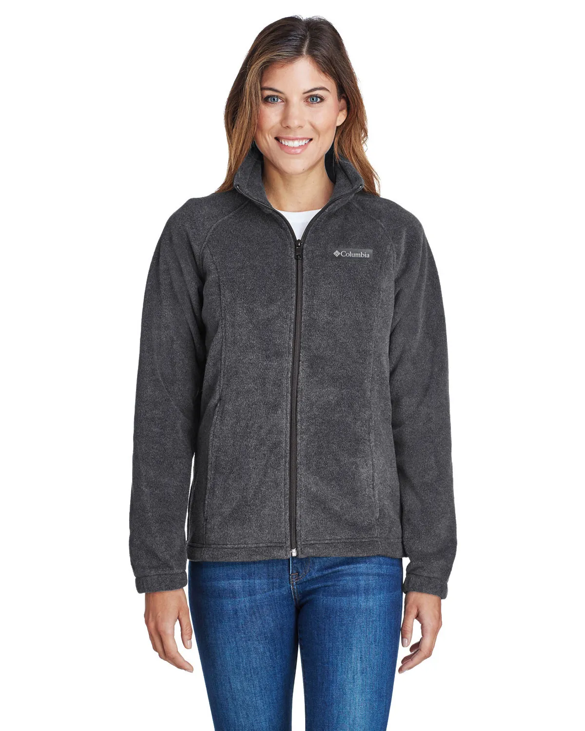 Custom Embroidered Columbia 6439 Ladies 7.4 oz Benton Springs Full-Zip Fleece