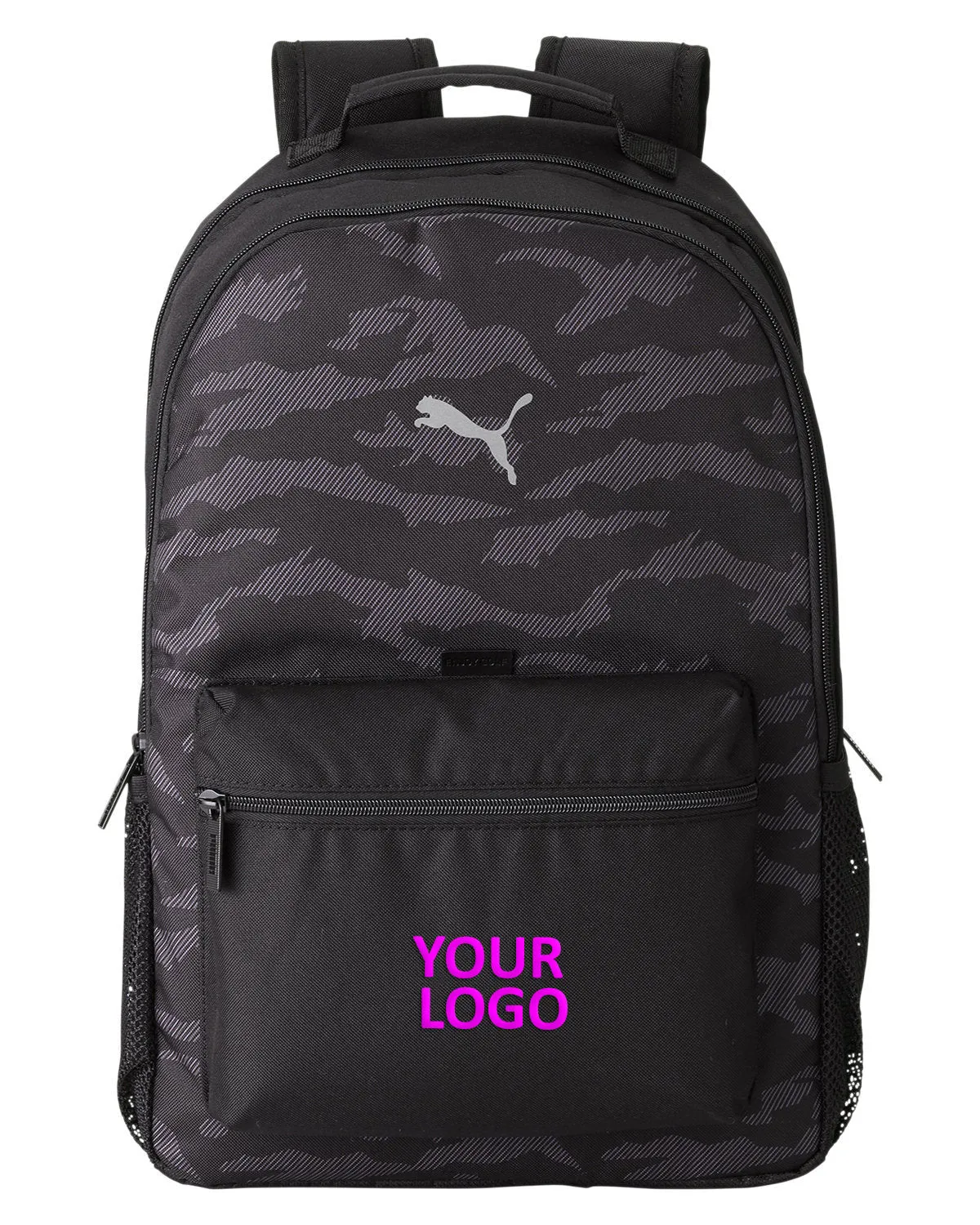 Custom Puma Camo Backpack, Puma Black