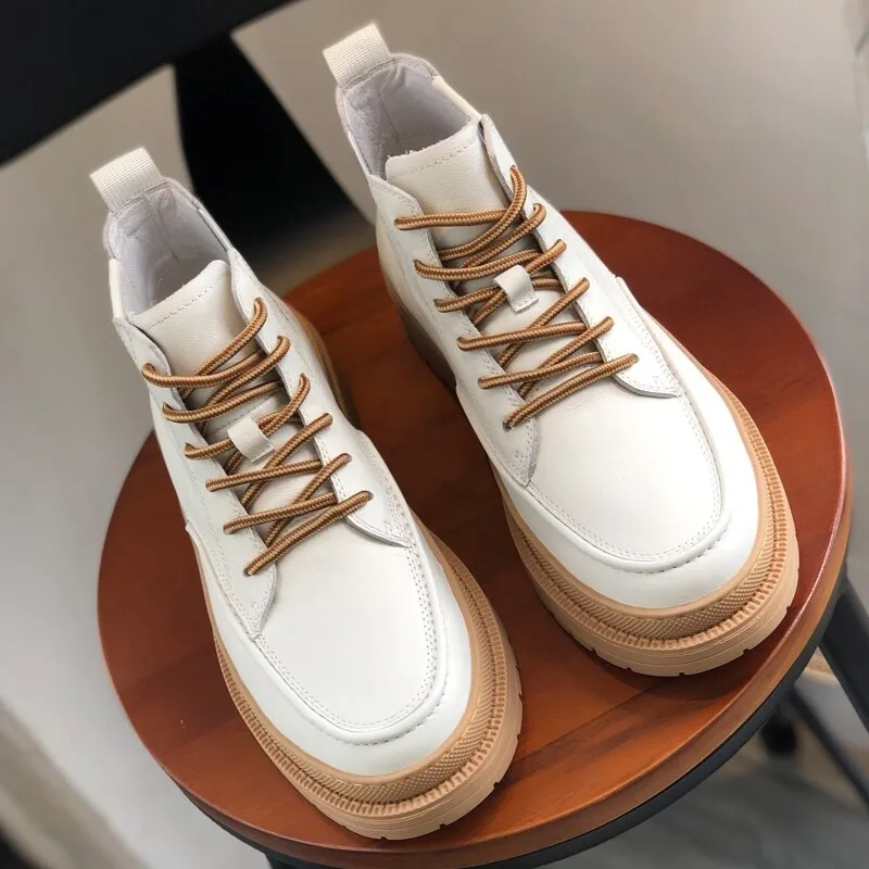 Daechi Gum Sole Lace Up Boots