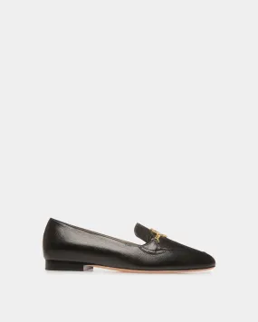 Daily Emblem Loafers In Black Leather