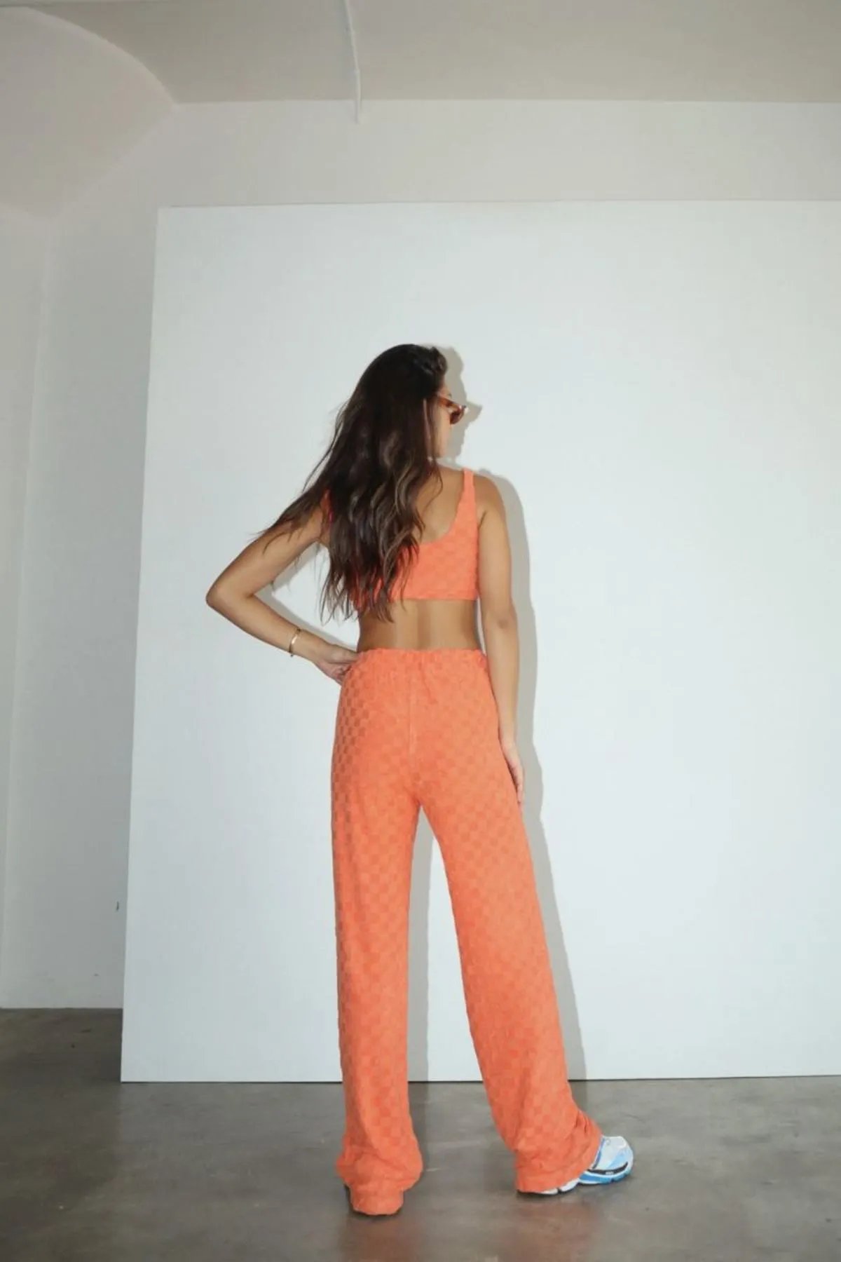 Dani Crop Tank - Tangerine