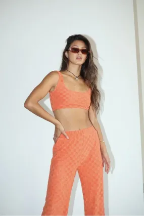 Dani Crop Tank - Tangerine