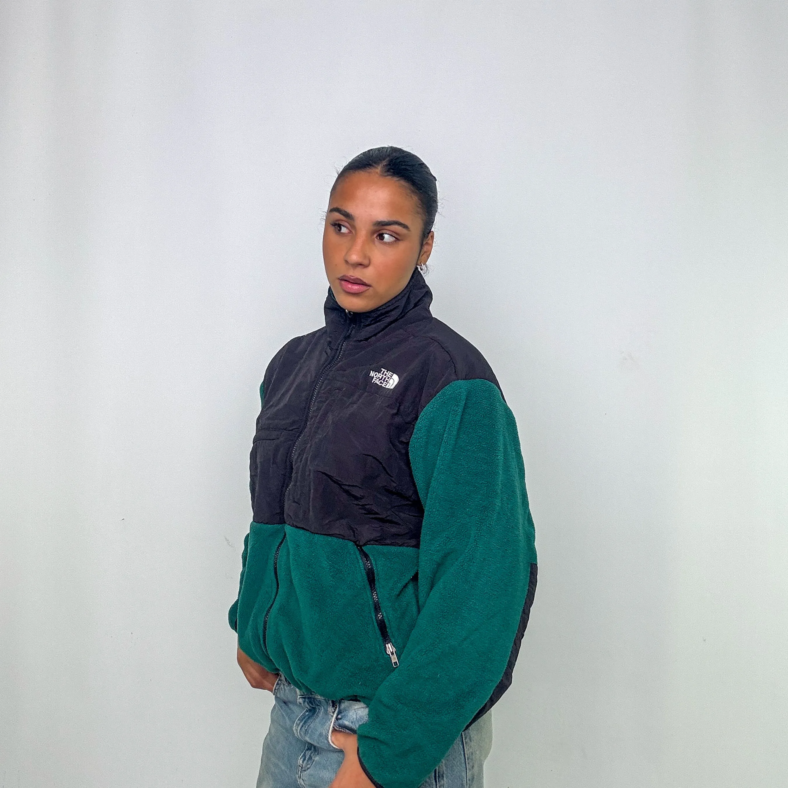 Dark Green y2ks The North Face Fleece (M)