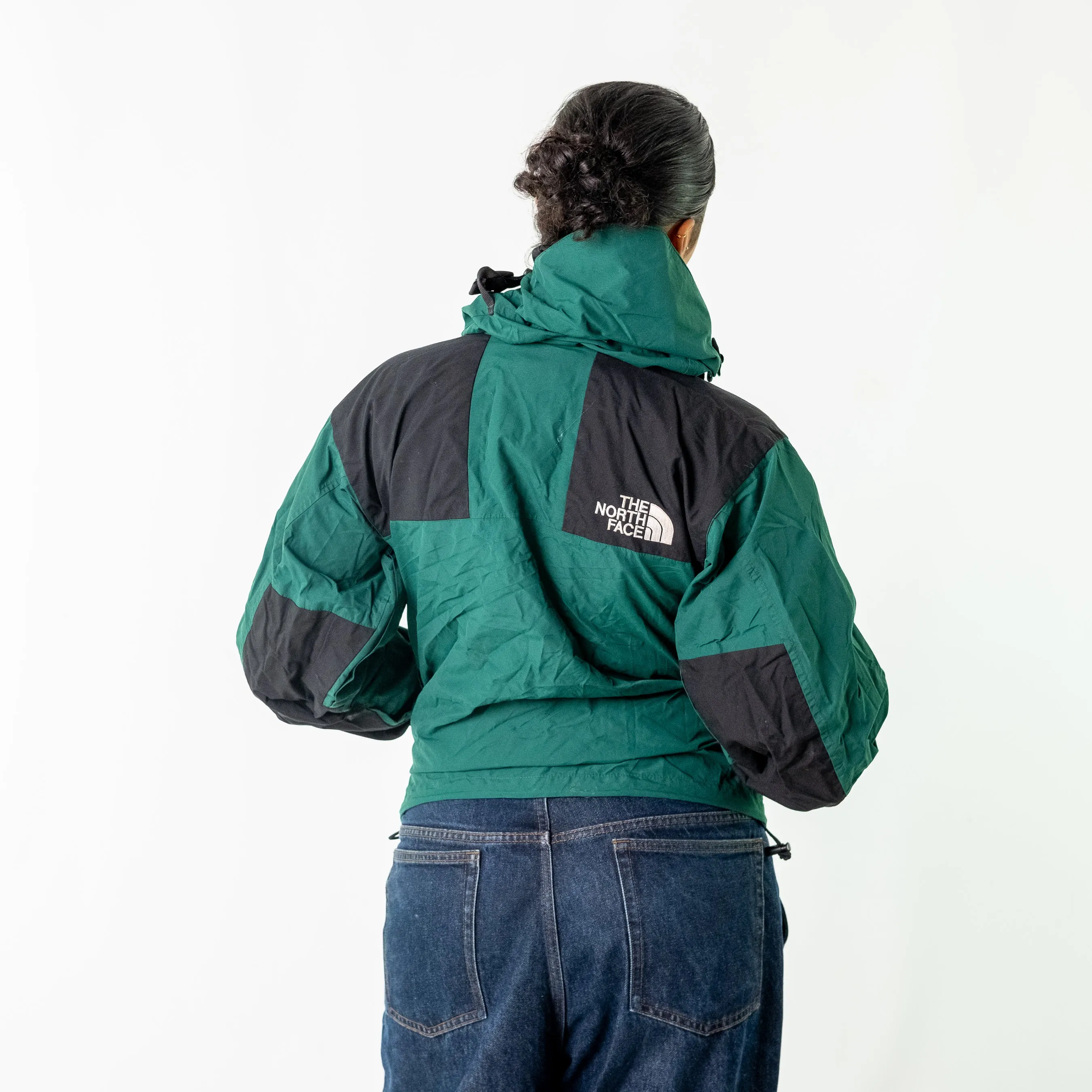 Dark Green y2ks The North Face Rain Jacket (S)