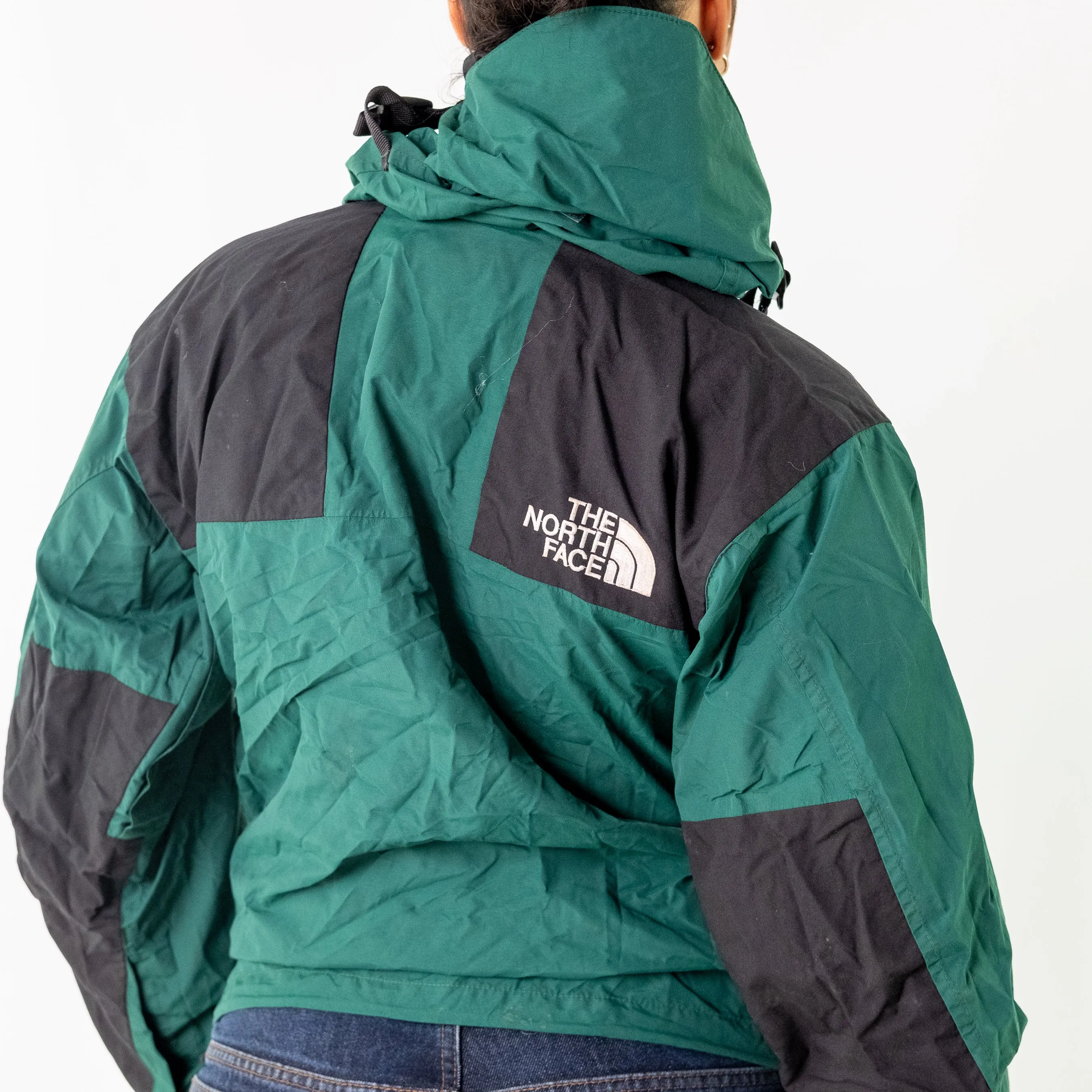 Dark Green y2ks The North Face Rain Jacket (S)