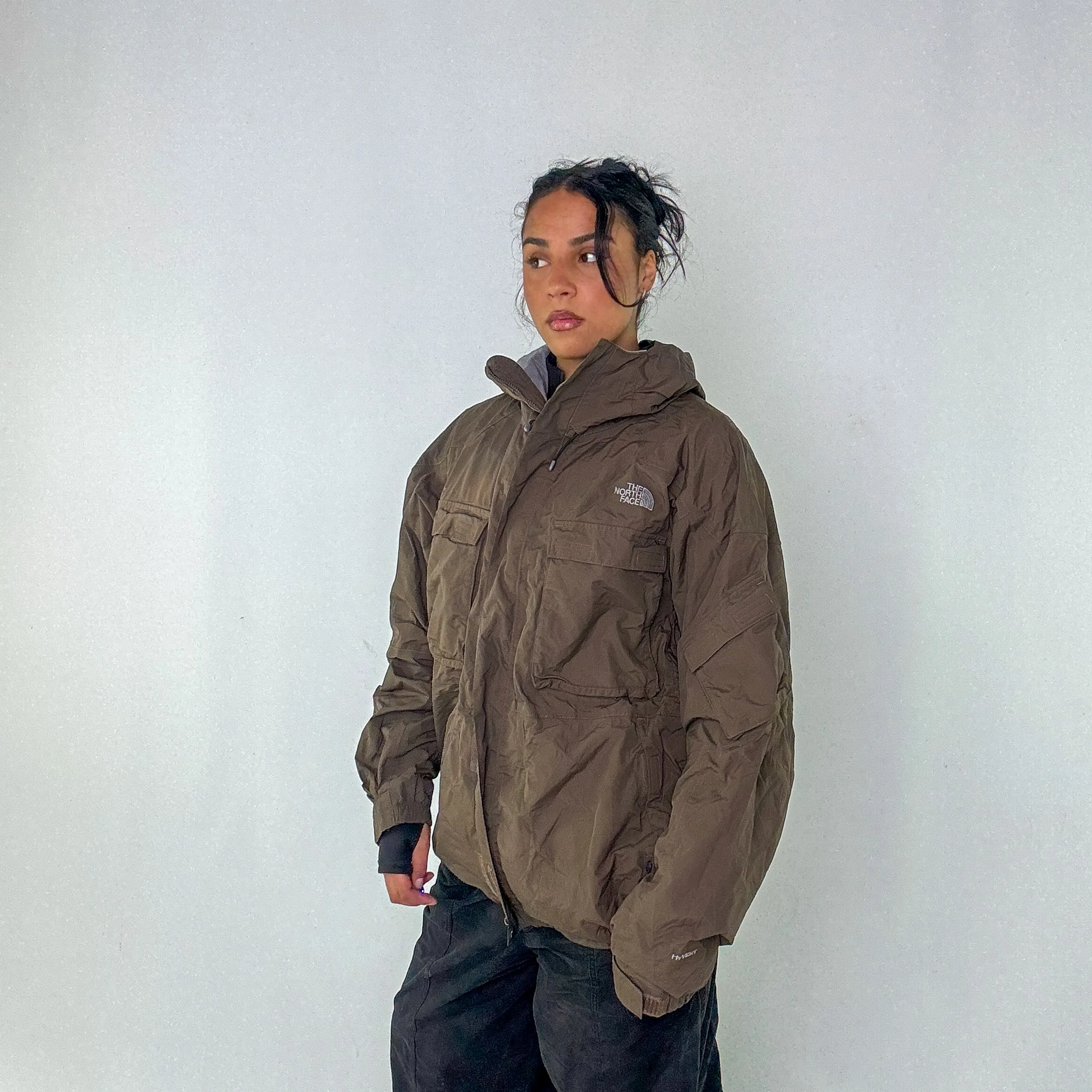 Dark Green y2ks The North Face Rain Jacket (XL)