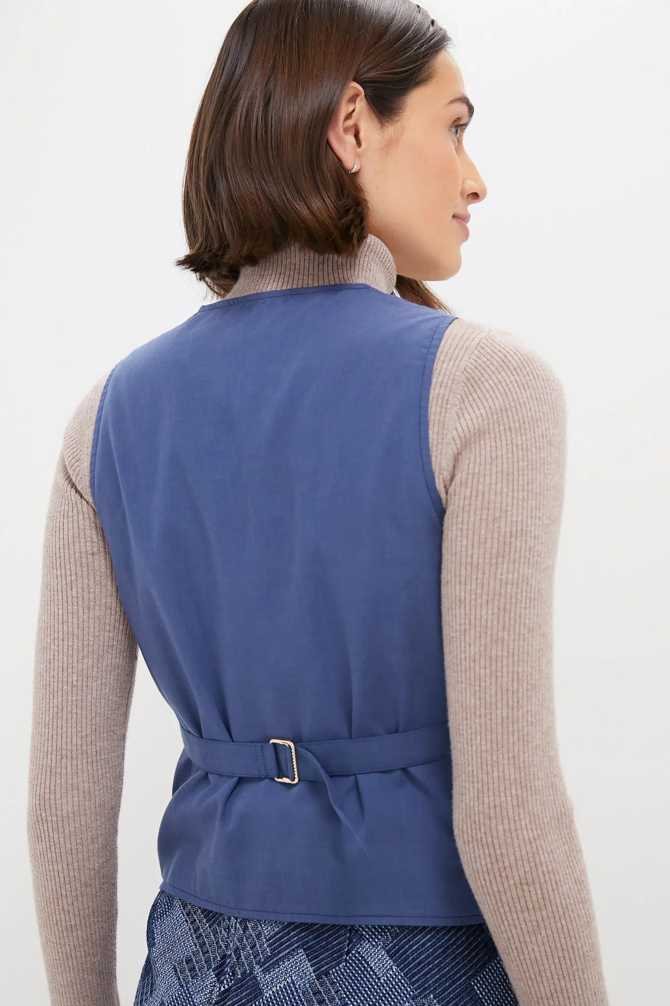 Denim Patchwork Cecil Vest