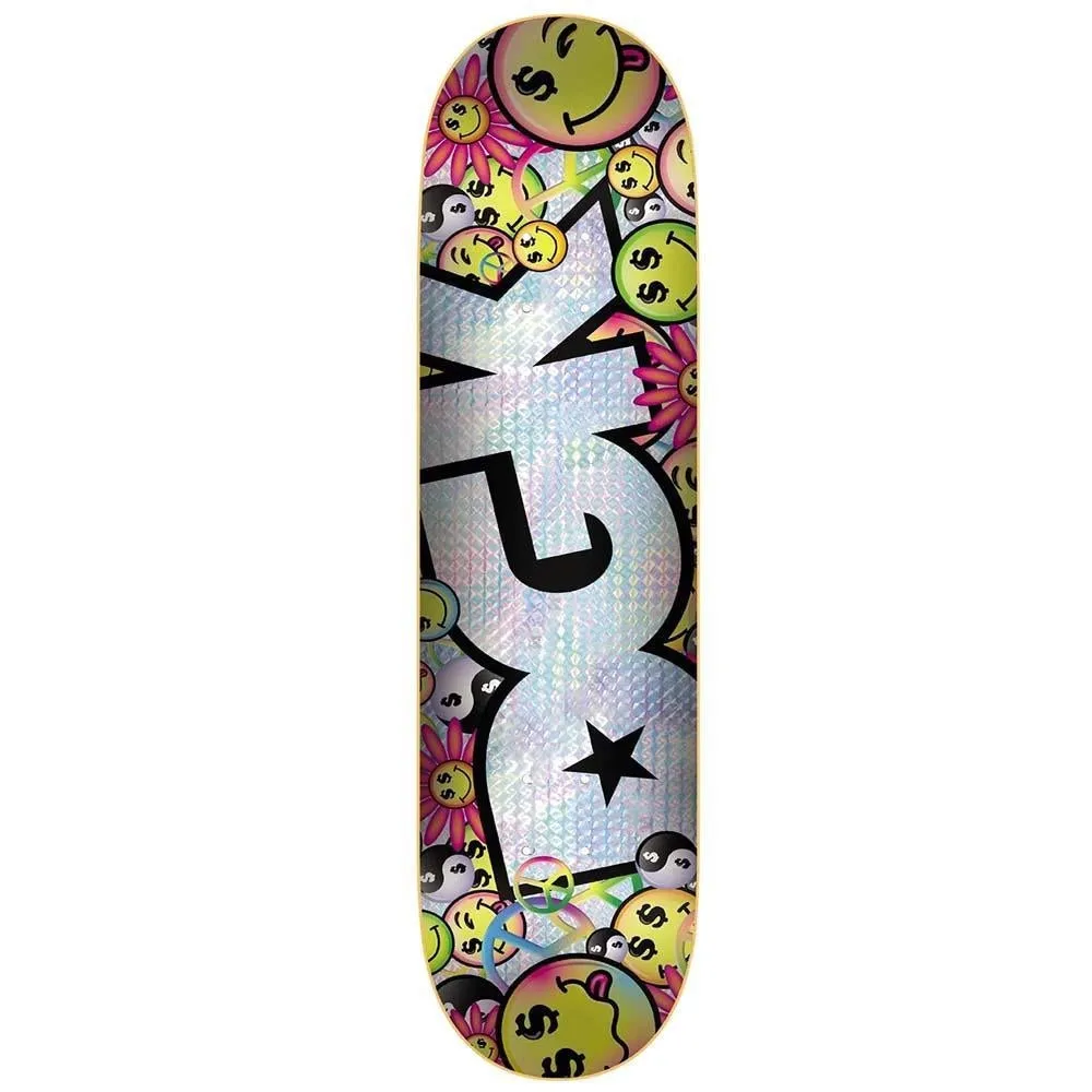 DGK Reality Foil Skateboard Deck Multi 8.25