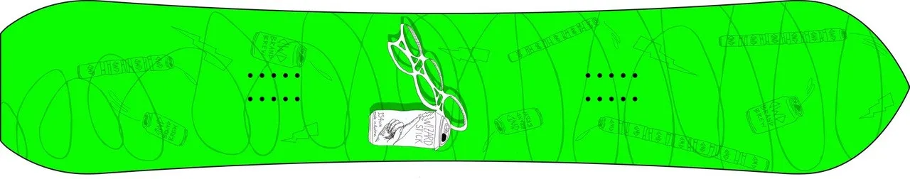 Dinosaurs Will Die Wizard Stick Snowboard 2015