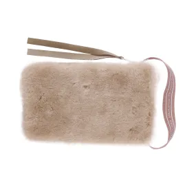  EMU Branded Clutch in Camel  