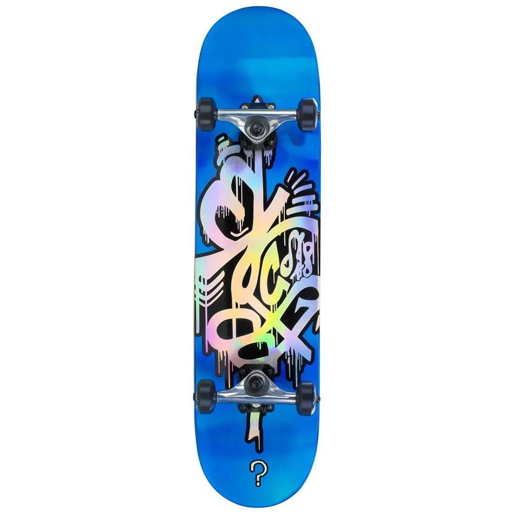 Enuff Skateboards Hologram Factory Complete Skateboard Blue 32 x 8